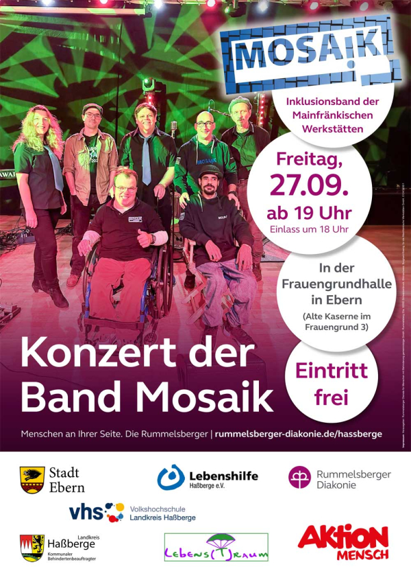 Konzert mit der Inklusionsband &quot;Mosaik&quot;