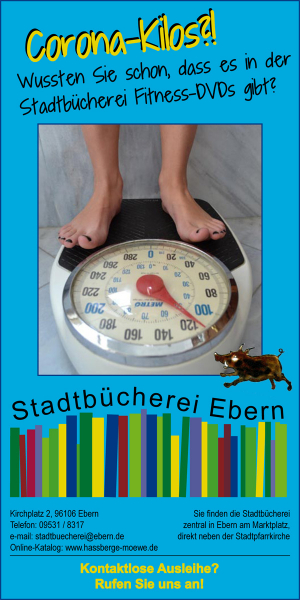 Fitness DVD´s aus der Eberner Stadtbücherei