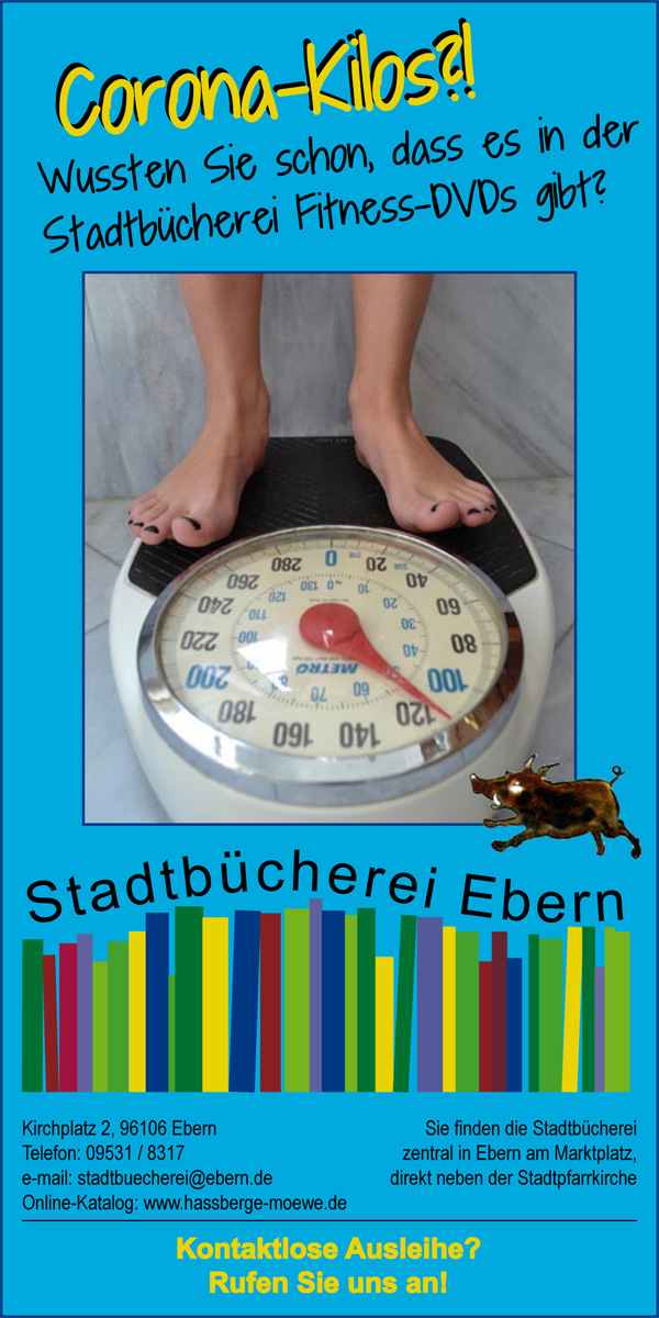 Fitness DVD´s aus der Eberner Stadtbücherei