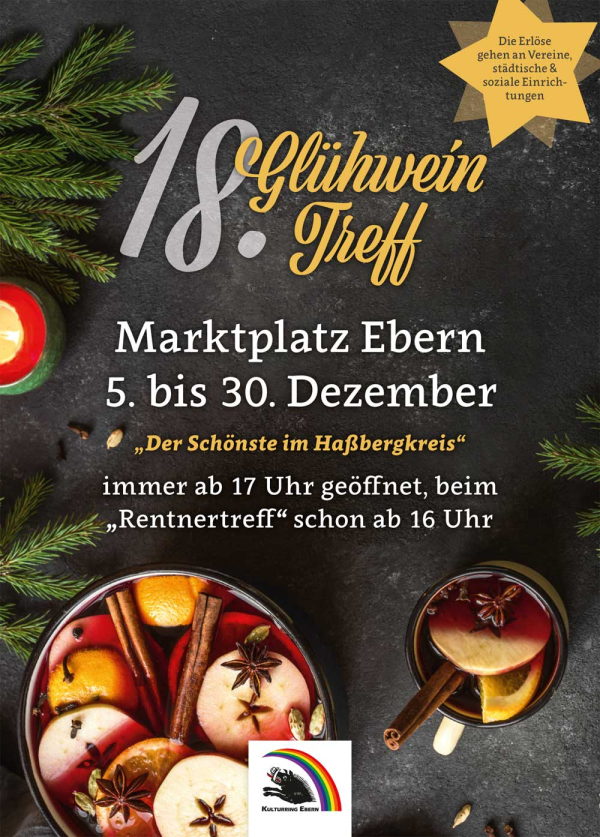 Kulturring lädt zum 18. Glühweintreff auf den Marktplatz