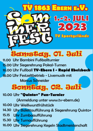 Sommerfest beim TV Ebern
