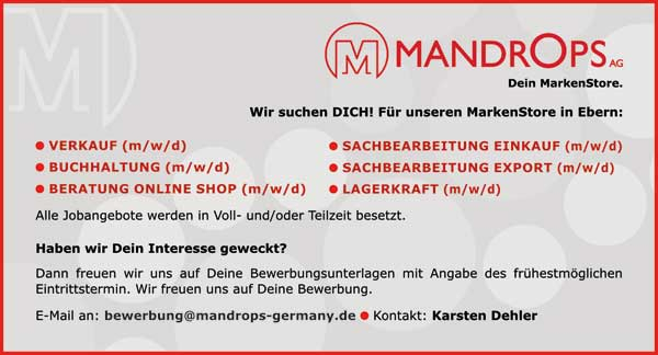 Mandrops AG sucht Verstärkung