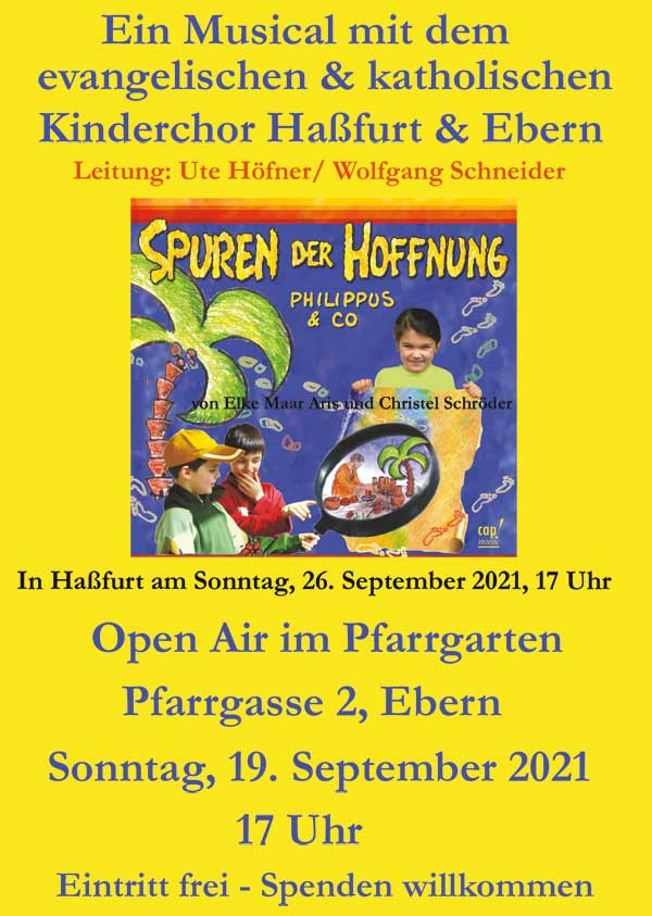 Kindermusical &quot;Spuren der Hoffnung&quot;