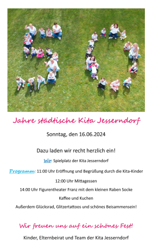50 Jahre städtische Kita Jesserndorf