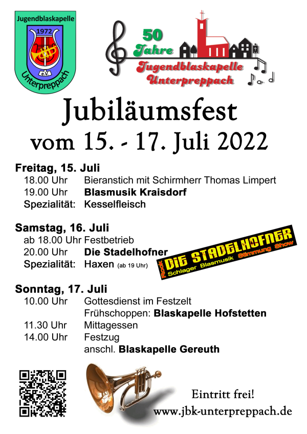 50 Jahre Jugendblaskapelle Unterpreppach