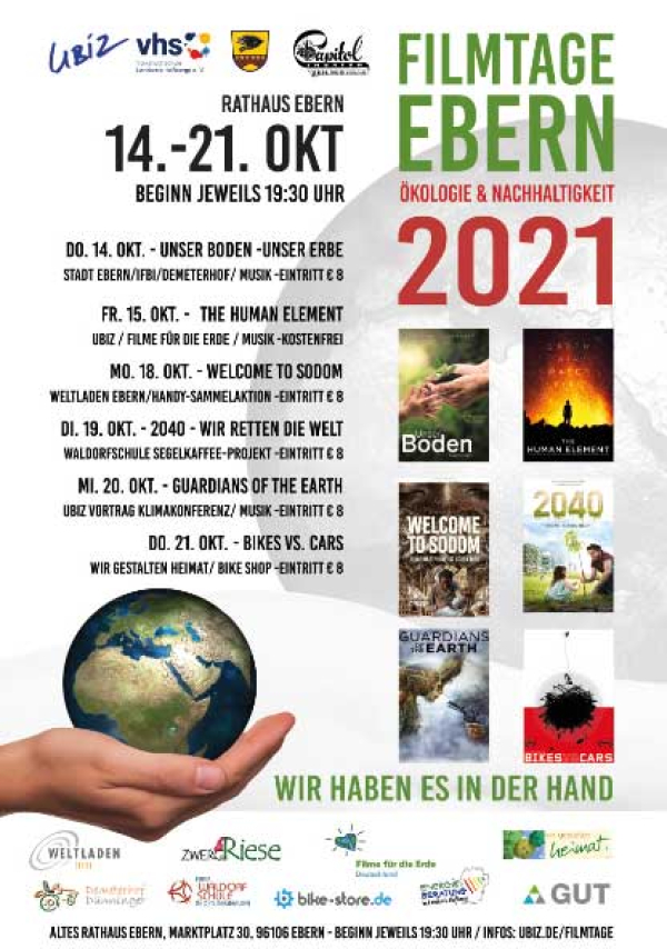 Filmtage Ebern, Ökologie und Nachhaltigkeit 2021