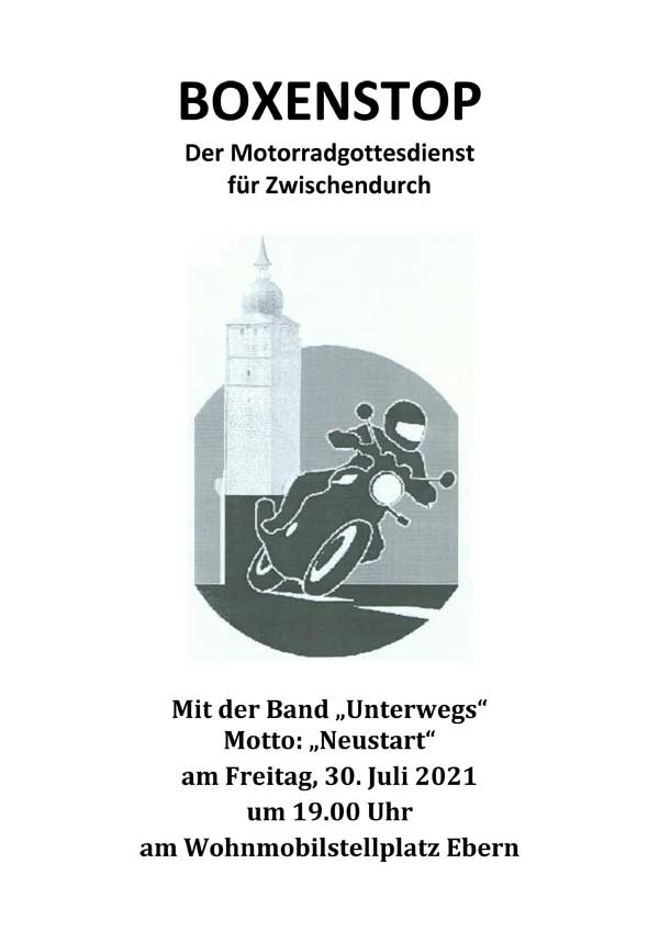 Boxenstop - Motorradgottesdienst