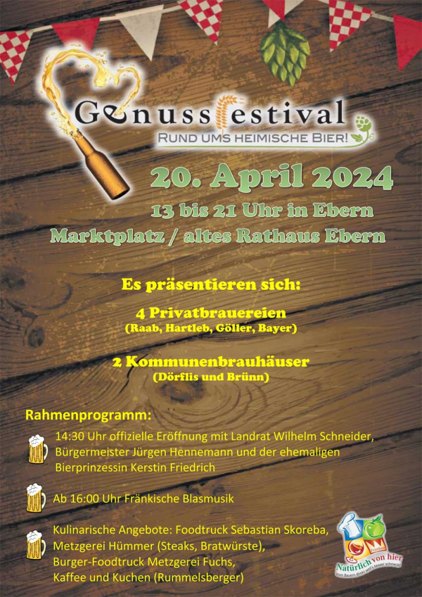 Genussfestival rund ums heimische Bier in Ebern