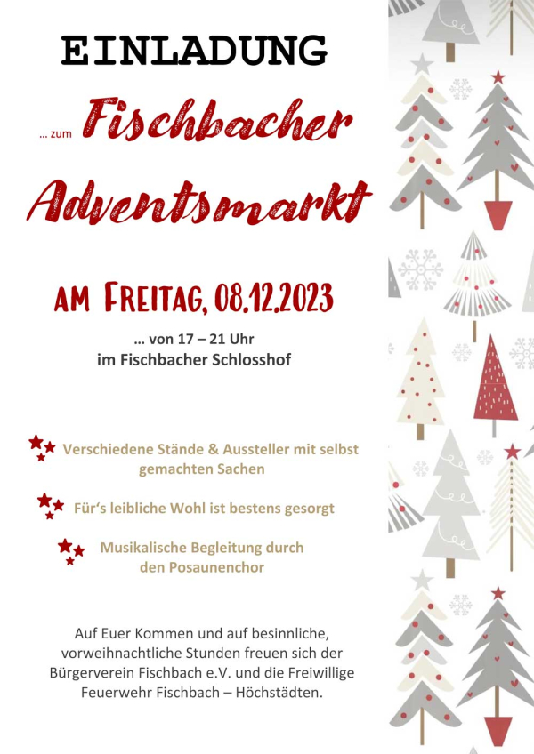 Adventsmarkt in Fischbach