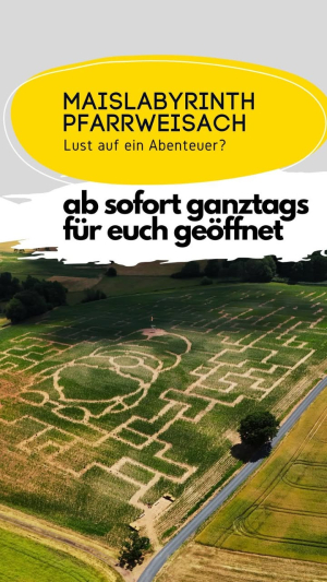 Maislabyrinth in Pfarrweisach
