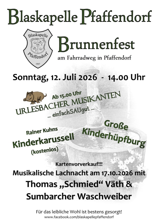 Brunnenfest in Pfaffendorf
