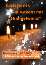 Lobpreis im Advent in Rentweinsdorf