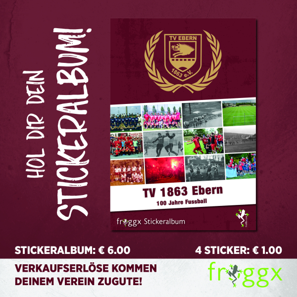 Jubiläums Stickeralbum des TV Ebern Fußball