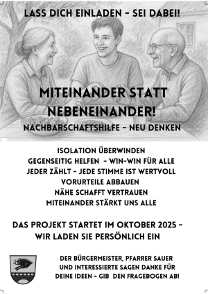 Sozialinitiative - Bürger helfen Bürgern, Miteinander statt Nebeneinander