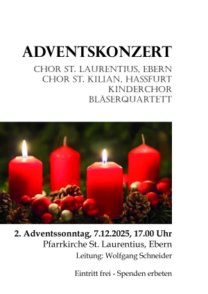 Adventskonzert in der Pfarrkirche St. Laurentius Ebern