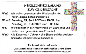Kinderkirche in Ebern