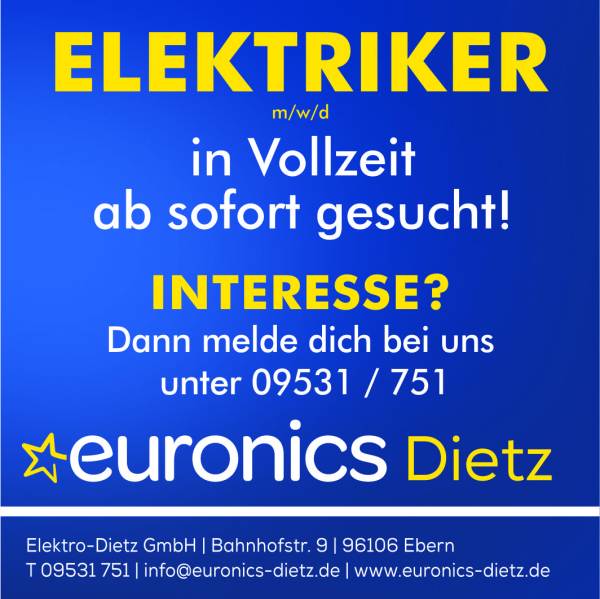 Euronics Dietz sucht Verstärkung